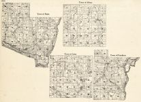 Pepin County - Pepin, Albany, Lima, Frankfort, Wisconsin State Atlas 1930c